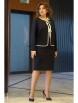 Плательный костюм артикул: 2440 черный от AlaniCollection - вид 9
