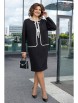 Плательный костюм артикул: 2440 черный от AlaniCollection - вид 11