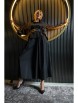 Брючный костюм артикул: 2435 черный от AlaniCollection - вид 14