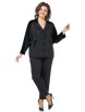 Брючный костюм артикул: 2466 черный от AlaniCollection - вид 11