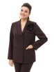 Брючный костюм артикул: 2143 шоколад от AlaniCollection - вид 5