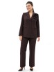 Брючный костюм артикул: 2143 шоколад от AlaniCollection - вид 1