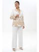 Брючный костюм артикул: 2496 молоко+золото от AlaniCollection - вид 5