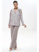 Брючный костюм артикул: 2492 серый от AlaniCollection - вид 1