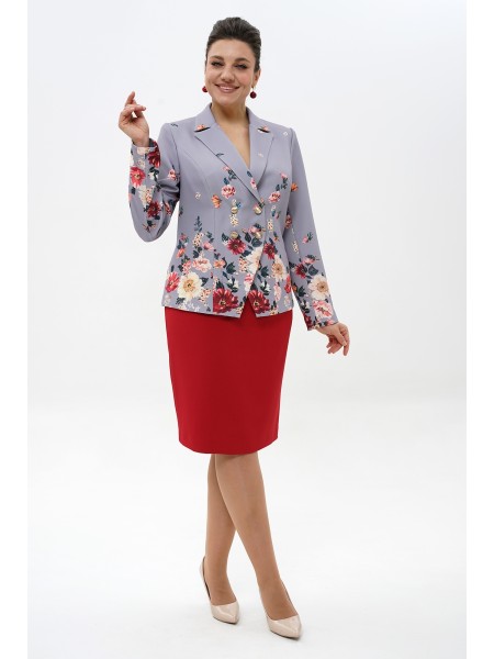 2498 голубой+красный