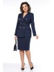 Юбочный костюм артикул: 2513 синяя полоска от AlaniCollection - вид 4