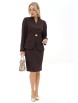 Юбочный костюм артикул: 2490 коричневый от AlaniCollection - вид 6