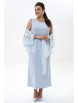 Плательный костюм артикул: 2429 голубой от AlaniCollection - вид 10