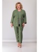 Брючный костюм артикул: 5016 зеленый от Багряница - вид 1
