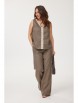 Брючный костюм артикул: 1261+1257 ореховый от Mirolia - вид 5