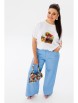Брюки артикул: 1437 голубые от Anelli - вид 6