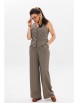 Брючный костюм артикул: 1426 цвет нежного волка от Anelli - вид 7