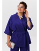 Брючный костюм артикул: 1597 пурпурно синий от Anelli - вид 6