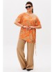 Брючный костюм артикул: 1537 апельсиновый капучино от Anelli - вид 5