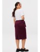 Юбка артикул: 1684 томный каберне от Anelli - вид 5