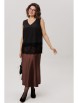 Юбка артикул: 1808 горький шоколад от Anelli - вид 4