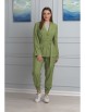 Брючный костюм артикул: 676 оливка от Anelli - вид 1