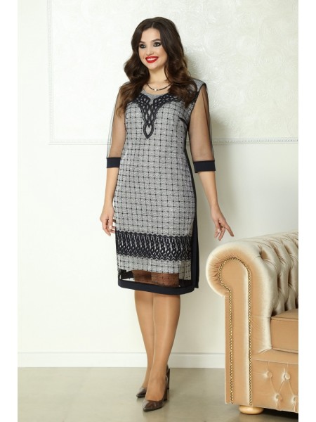 761 синий с серебром