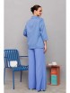 Брючный костюм артикул: М-268 голубой от Мублиз - вид 5