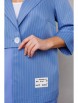 Брючный костюм артикул: М-268 голубой от Мублиз - вид 9