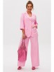Брючный костюм артикул: М-260 розовый от Мублиз - вид 7