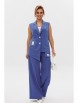 Брючный костюм артикул: 246 голубой от Мублиз - вид 1