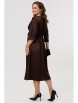 Нарядное платье артикул: М-288 коричневый (шоколад) от Мублиз - вид 9