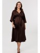 Нарядное платье артикул: М-288 коричневый (шоколад) от Мублиз - вид 10
