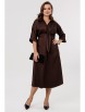 Нарядное платье артикул: М-288 коричневый (шоколад) от Мублиз - вид 1