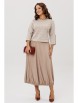 Юбочный костюм артикул: М-293 беж от Мублиз - вид 6