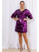 Нарядное платье артикул: М-297 фиолет от Мублиз - вид 1