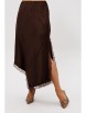 Юбочный костюм артикул: М-302 беж+шоколад от Мублиз - вид 17