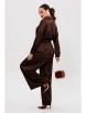 Брючный костюм артикул: М-255 шоколад от Мублиз - вид 13