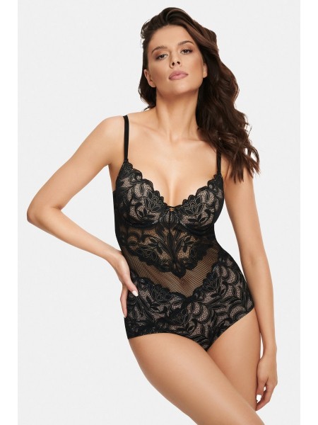 39125 ANGELICA ЧЕРНО-ТЕЛЕСНЫЙ Боди