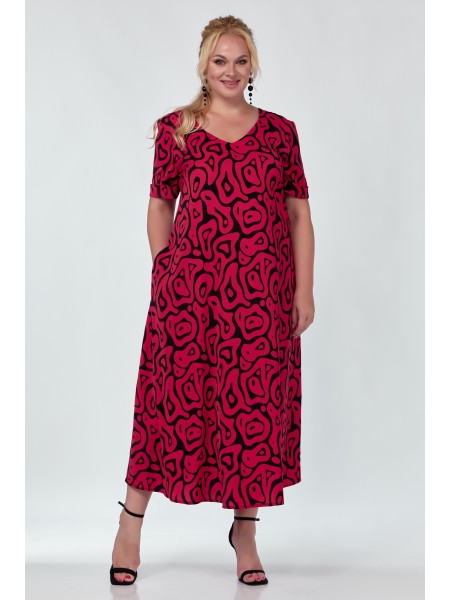 1232 черный-малина