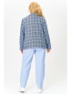 Брючный костюм артикул: М194/1 голубой от OVERYOU - вид 10