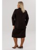 Юбочный костюм артикул: М226/1 шоколад от OVERYOU - вид 2