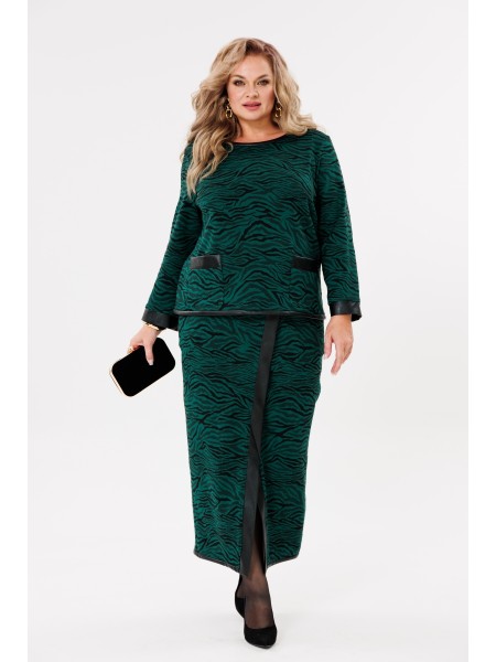 1394 зеленый, зебра