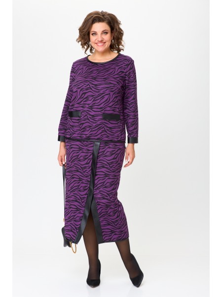 1394 фиолетовый принт