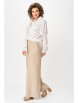 Брючный костюм артикул: 1425 бежевый, белый от Мишель Шик - вид 5