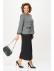 Юбочный костюм артикул: 1394 серый принт от Мишель Шик - вид 6