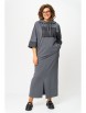 Юбочный костюм артикул: 1438 темно-серый от Мишель Шик - вид 1