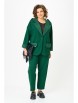 Брючный костюм артикул: 1437/1 глубокий изумруд от Мишель Шик - вид 1