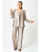 Брючный костюм артикул: 1007/2 молочный от BonnaImage - вид 7