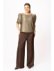 Брючный костюм артикул: 1013/1 бежевый от BonnaImage - вид 7