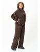 Брючный костюм артикул: 1017/1 коричневый от BonnaImage - вид 10