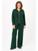 Брючный костюм артикул: 1017/2 зеленый от BonnaImage - вид 1