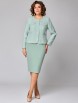Юбочный костюм артикул: 1238 мятный от МишельСтиль - вид 6