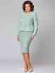 Юбочный костюм артикул: 1238 мятный от МишельСтиль - вид 1