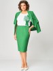 Юбочный костюм артикул: 1269 темно-зеленый от МишельСтиль - вид 7